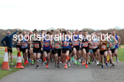 Start of the 2021 Norman Woodcock Memorial Road Relays, Gosforth Park Racecourse, Newcastle. Photo: David T. Hewitson/Sports for All Pics